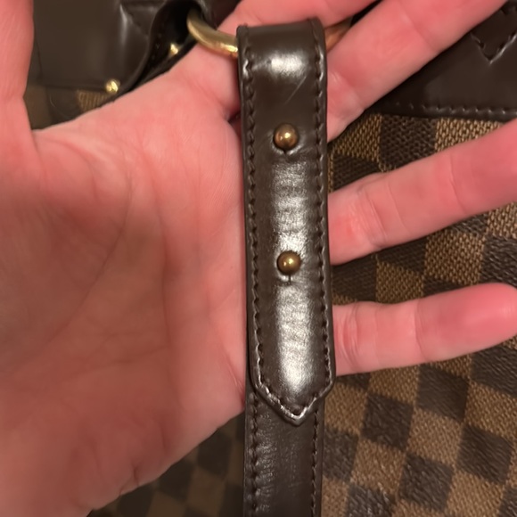 LOUIS VUITTON Damier Ebene Soho Backpack 1999 Classic mint Authentic Vintage - Picture 14 of 16